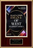 Best in the west award graphic.